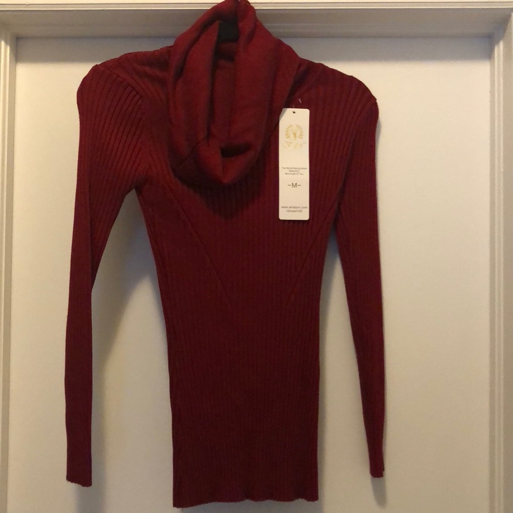 Cowl neck sweater